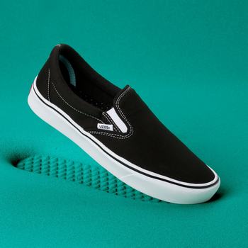 Férfi Vans Comfycush Slip-on Cipő VA4128075 Fekete/Fehér